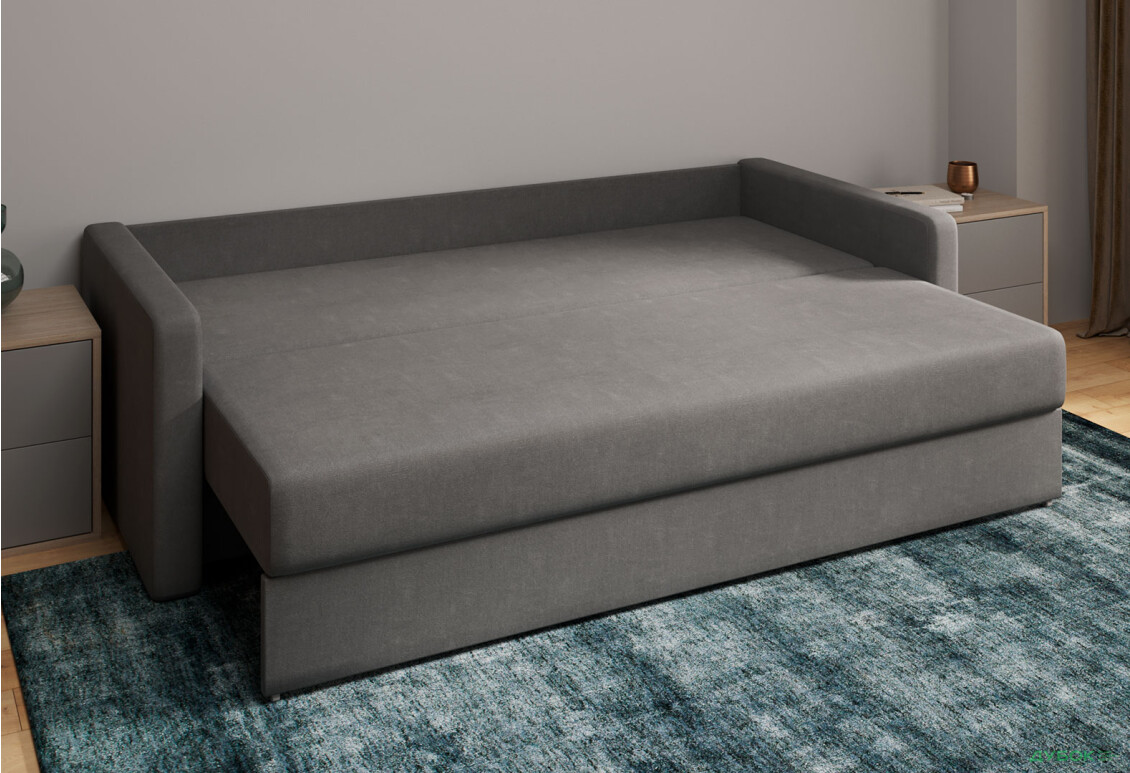 Диван Вика Злата 215x100 см темно-серый (Аляска 05 / Simple 52) - Изображение 6 Изображение 6 - Диван Вика Злата 215x100 см темно-серый (Аляска 05 / Simple 52)