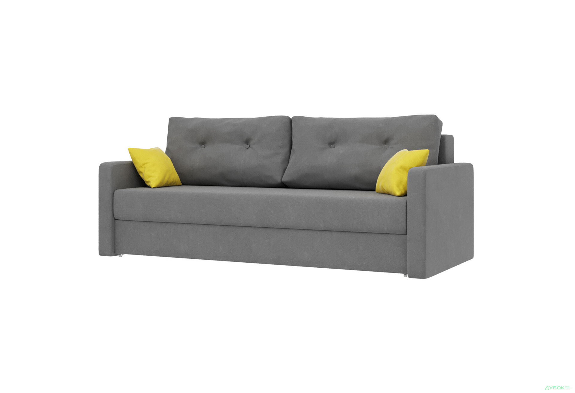 Диван Вика Злата 215x100 см темно-серый (Аляска 05 / Simple 52) - Изображение 1 Изображение 1 - Диван Вика Злата 215x100 см темно-серый (Аляска 05 / Simple 52)