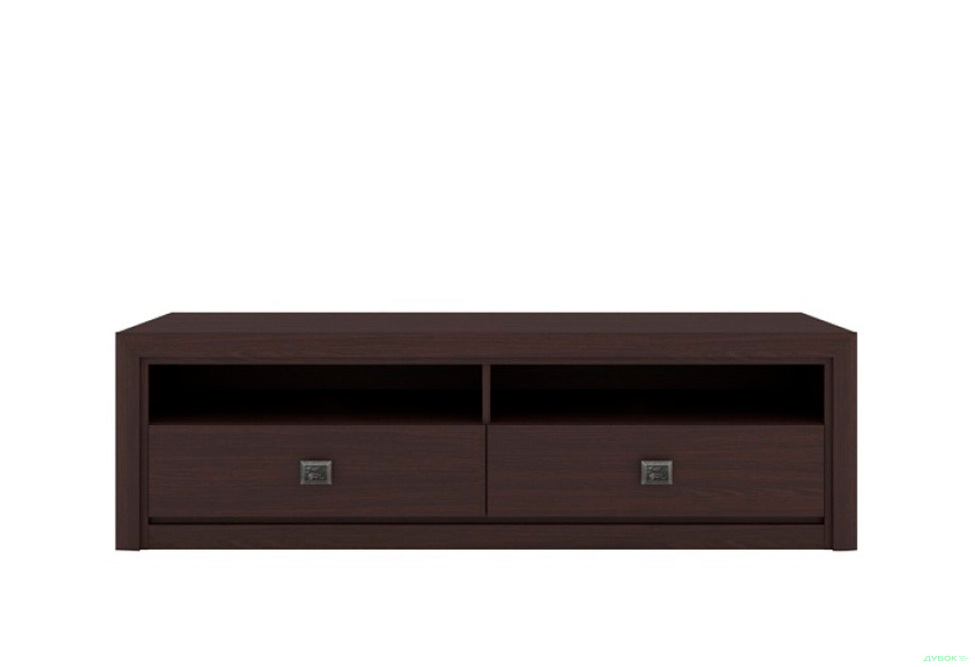 Тумба під ТВ Гербор Коен з 2 шухлядами та полицями 150 см Венге - Зображення 1 Зображення 1 - Тумба під ТВ Гербор Коен з 2 шухлядами та полицями 150 см Венге
