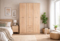 Изображение 2 - Шкаф Gerbor холдинг Непо 3-дверный с 2 ящиками 119 см Дуб сонома