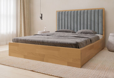 Ліжко-подіум Arbor Drev Глорія (бук) 160 см підйомне