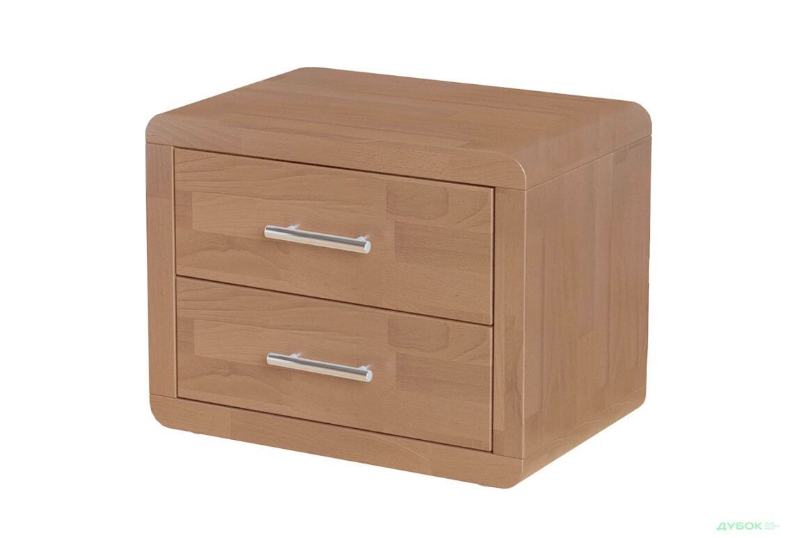 Тумба приліжкова Arbor Drev Глорія с 2 шухлядами 52 см - Зображення 1 Зображення 1 - Тумба приліжкова Arbor Drev Глорія с 2 шухлядами 52 см
