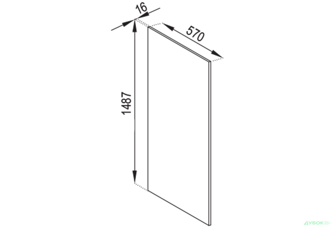 П панель внутрішня (h-920) до ст-ці 28 мм Софі Світ Меблів - Зображення 1 Зображення 1 - П панель внутрішня (h-920) до ст-ці 28 мм Софі Світ Меблів