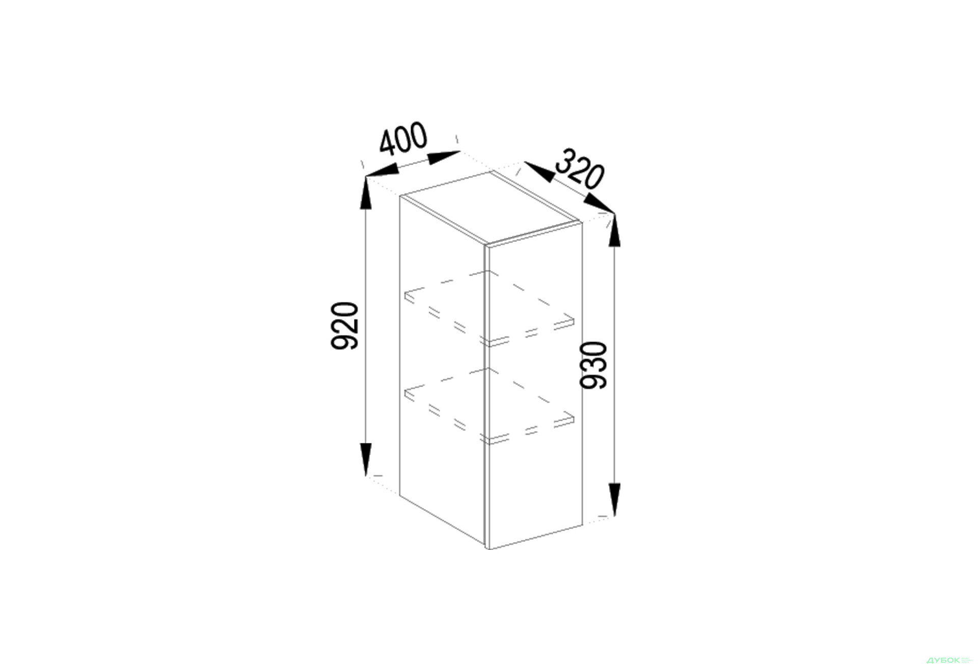 Зображення 1 - В 40 (h-920) Софі Лак Світ Меблів