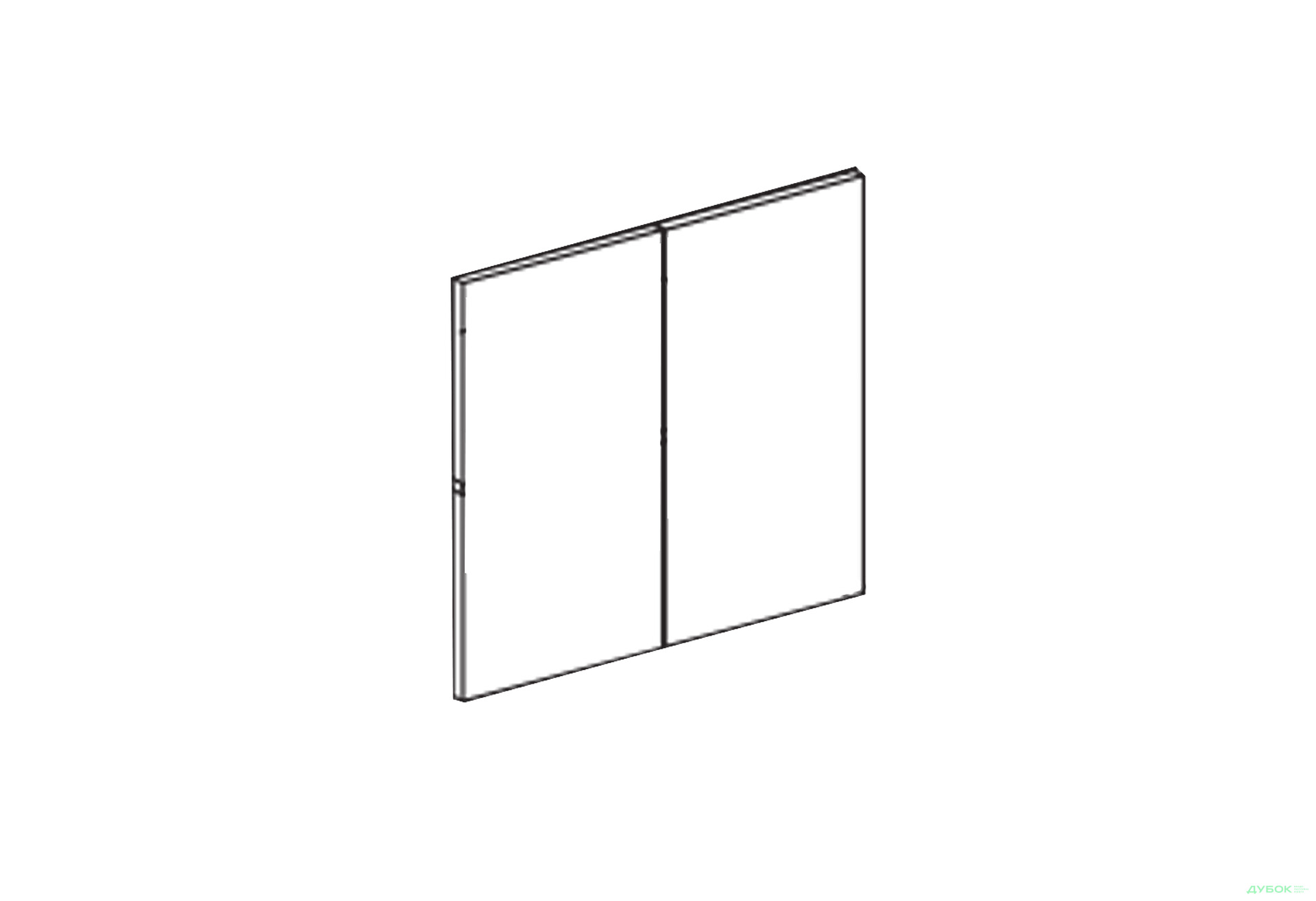 Зображення 1 - Фасад В 60 2Д п/мікрохв. (h-920) Софі Лак Світ Меблів
