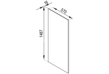 П панель внутрішня (h-920) до ст-ці 28 мм Софі Лак Світ Меблів