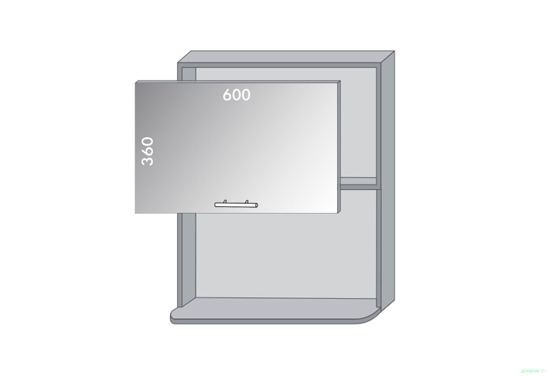 Изображение 1 - Верх 66 витрина Диплос / Diplos Мебель Стар