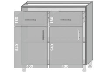 Низ 820 Диплос / Diplos Мебель Стар