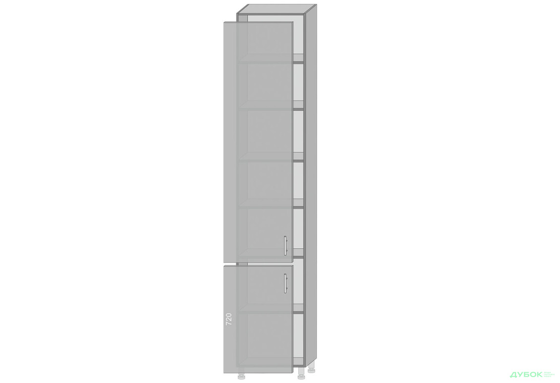 Низ 947 пенал Діплос / Diplos MebelStar