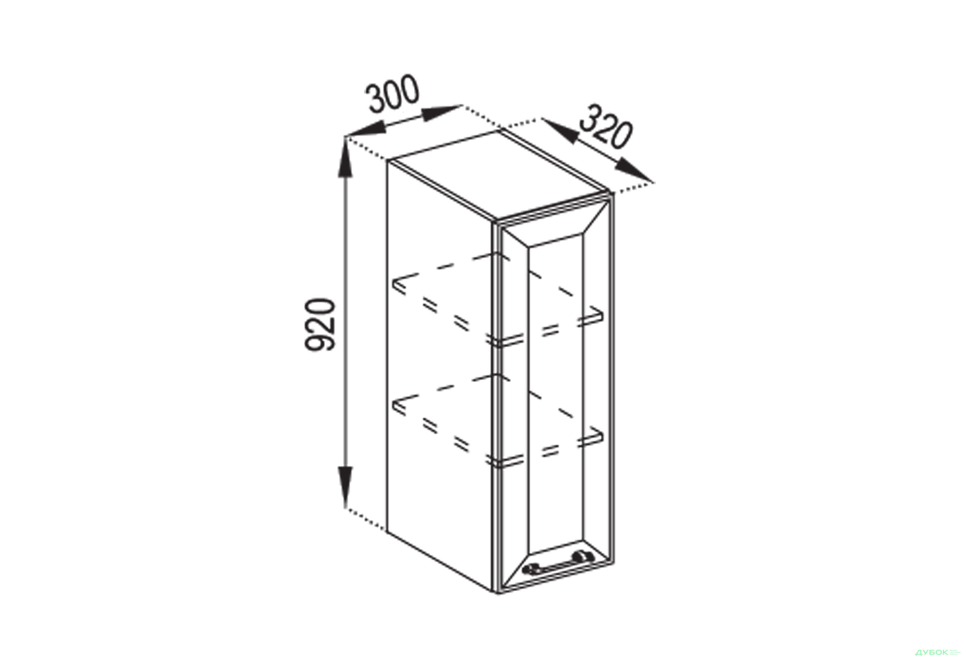 Изображение 1 - В 30 (h-920) Марго Svit Mebliv