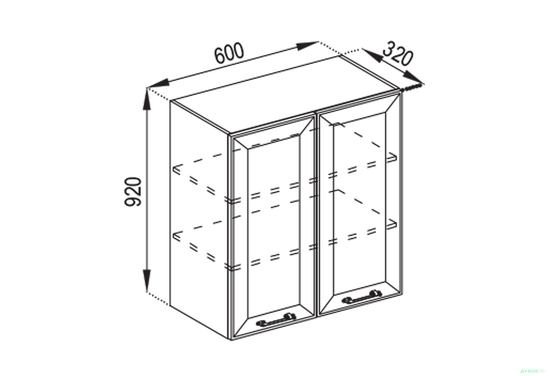 В 60 (h-920) Марго Світ Меблів - Зображення 1 Зображення 1 - В 60 (h-920) Марго Світ Меблів
