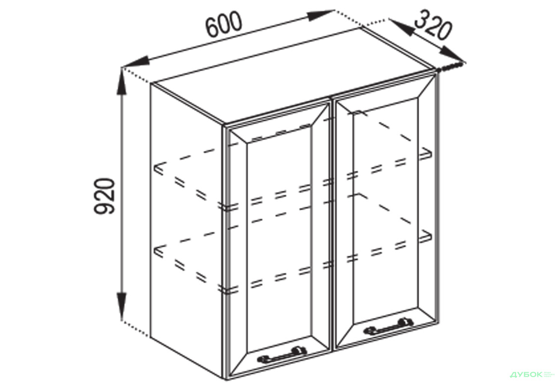 В 60 (h-920) Марго Світ Меблів - Зображення 1 Зображення 1 - В 60 (h-920) Марго Світ Меблів