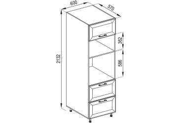 П 60 ДШ п/мікрохв. 720 LUX
