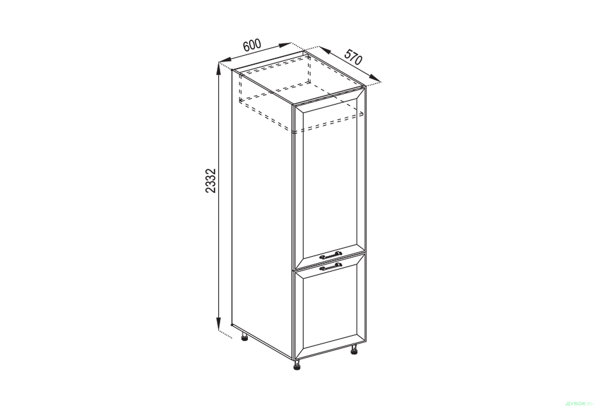 П 60 Х (h-920) Марго Світ Меблів - Зображення 1 Зображення 1 - П 60 Х (h-920) Марго Світ Меблів