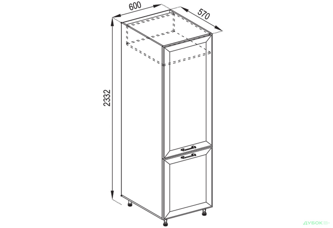 П 60 Х (h-920) Марго Світ Меблів - Зображення 1 Зображення 1 - П 60 Х (h-920) Марго Світ Меблів