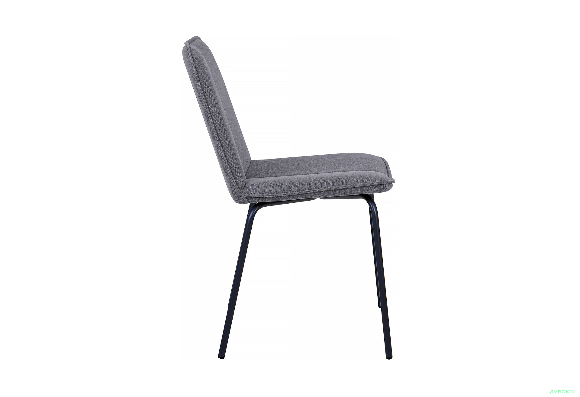 Зображення 3 - Стілець кухонний Новий Стиль Nice Black (Box-2) 52x57x83 см м'який / комплект 2шт 