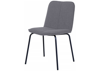 Стул кухонный Новый Стиль Nice Black (Box-2) 52x57x83 см мягкий / комплект 2шт 