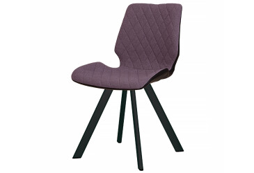 Стул кухонный Новый Стиль Lips 4L Black (Box-2) RMB 50x56x87 см мягкий / комплект 2шт 