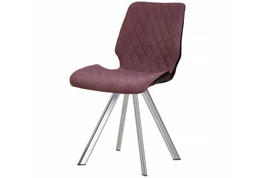 Стул кухонный Новый Стиль Lips 4L Chrome (Box-2) RMB 50x56x87 см мягкий / комплект 2шт 