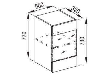 В 50 Ск (фасад ДСП)