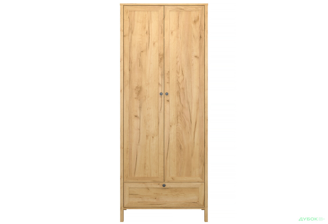 Шкаф VMV holding Klark / Кларк 2-дверный с ящиком 83 см Дуб крафт золотой - Изображение 1 Изображение 1 - Шкаф VMV holding Klark / Кларк 2-дверный с ящиком 83 см Дуб крафт золотой