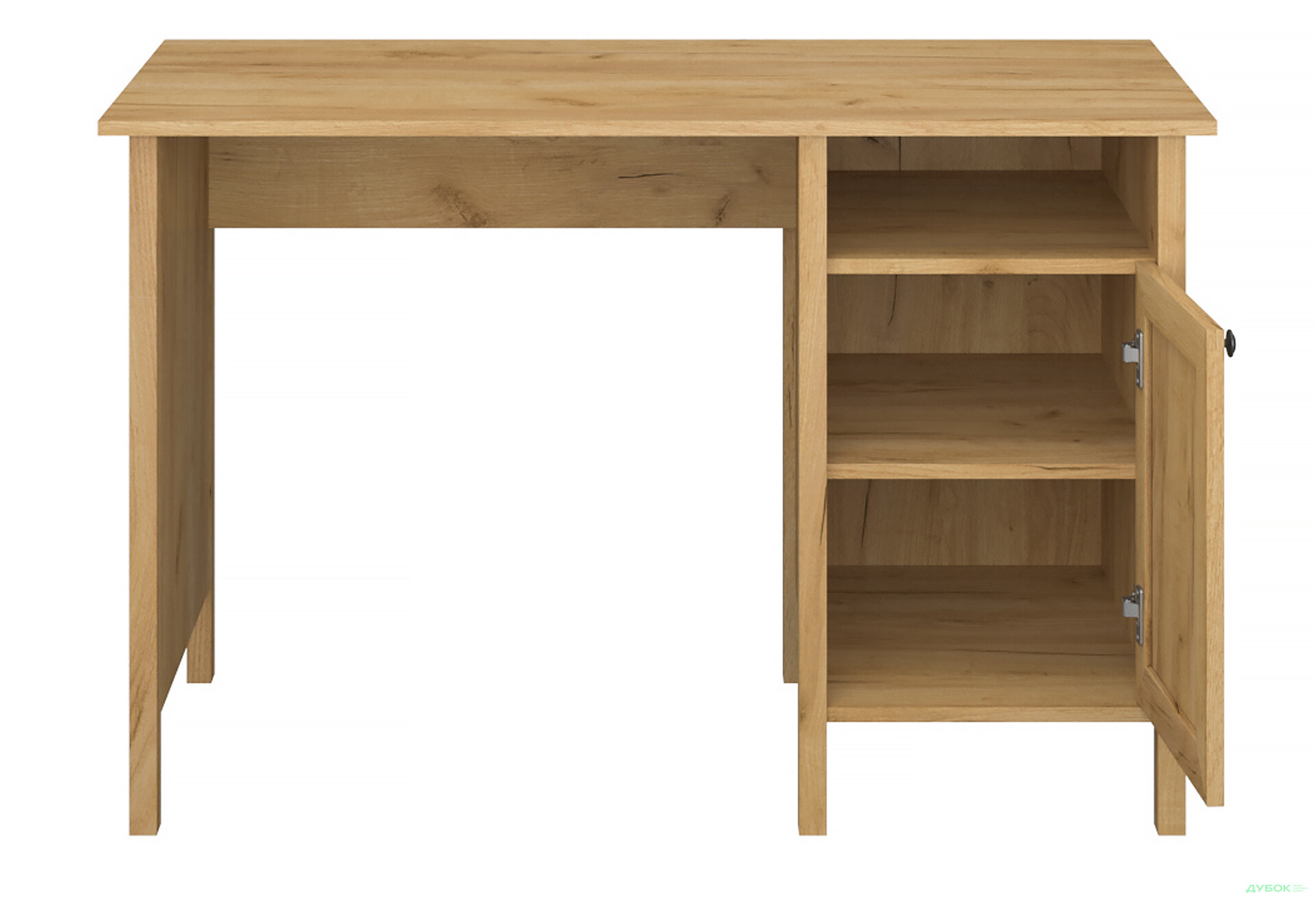 Зображення 3 - Стіл письмовий VMV holding Klark / Кларк 120x60 см з тумбою, дуб крафт золотий