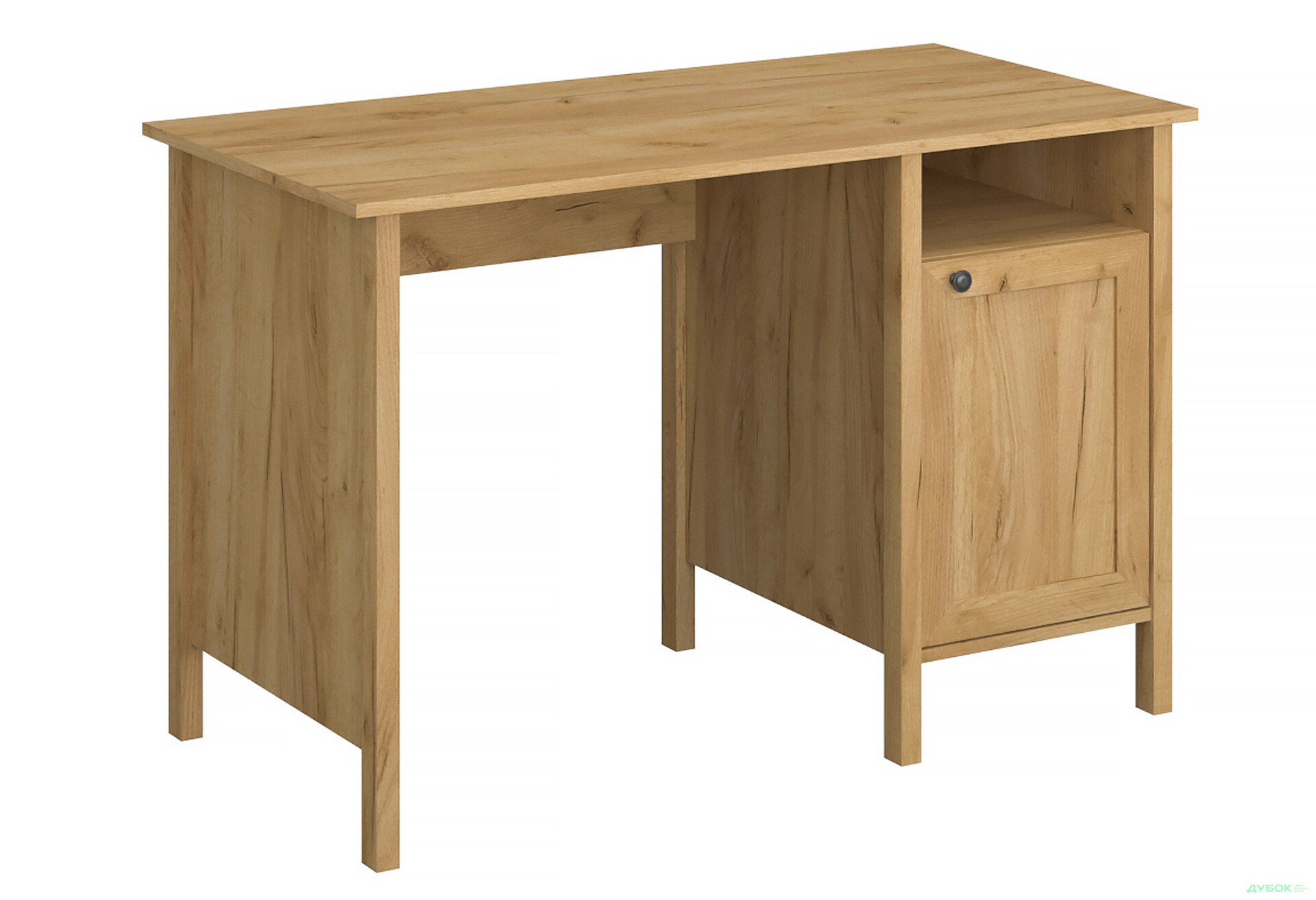 Зображення 2 - Стіл письмовий VMV holding Klark / Кларк 120x60 см з тумбою, дуб крафт золотий