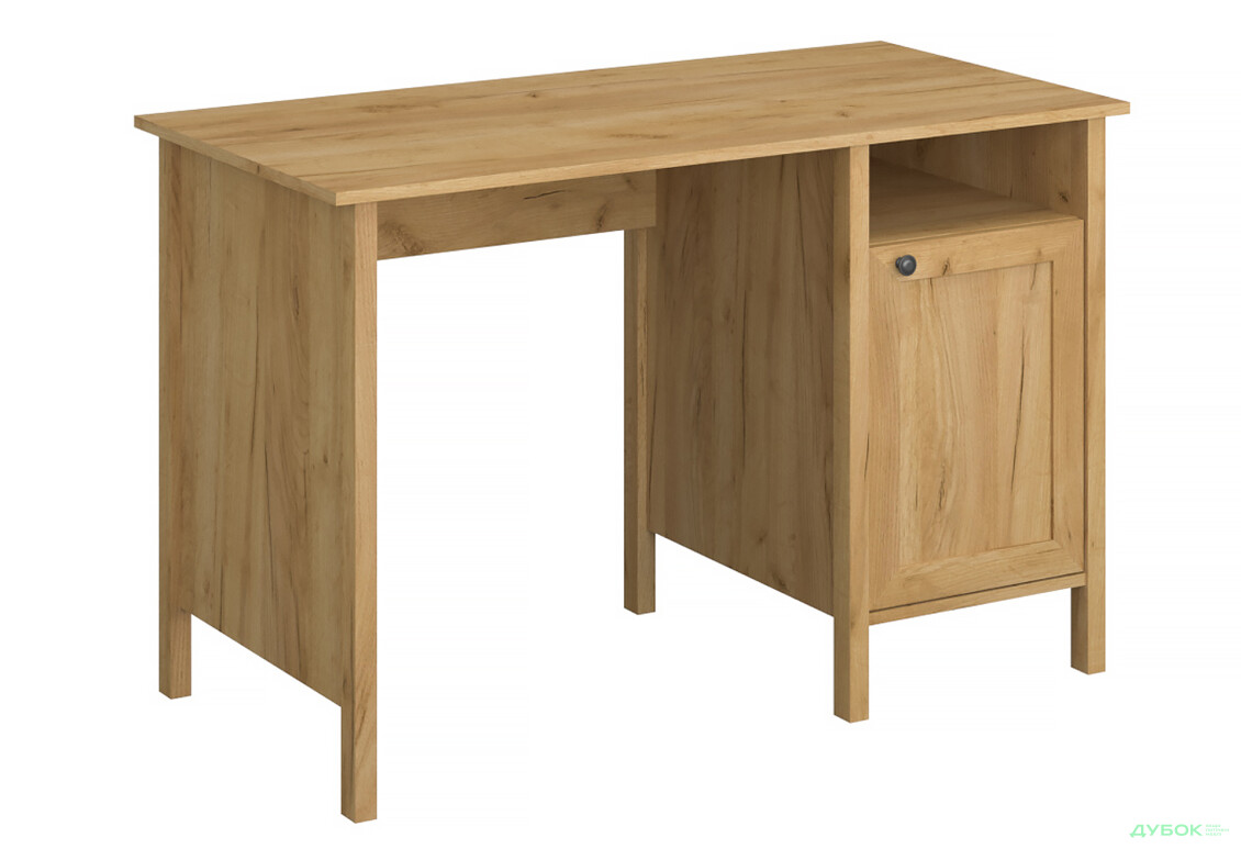 Зображення 2 - Стіл письмовий VMV holding Klark / Кларк 120x60 см з тумбою, дуб крафт золотий