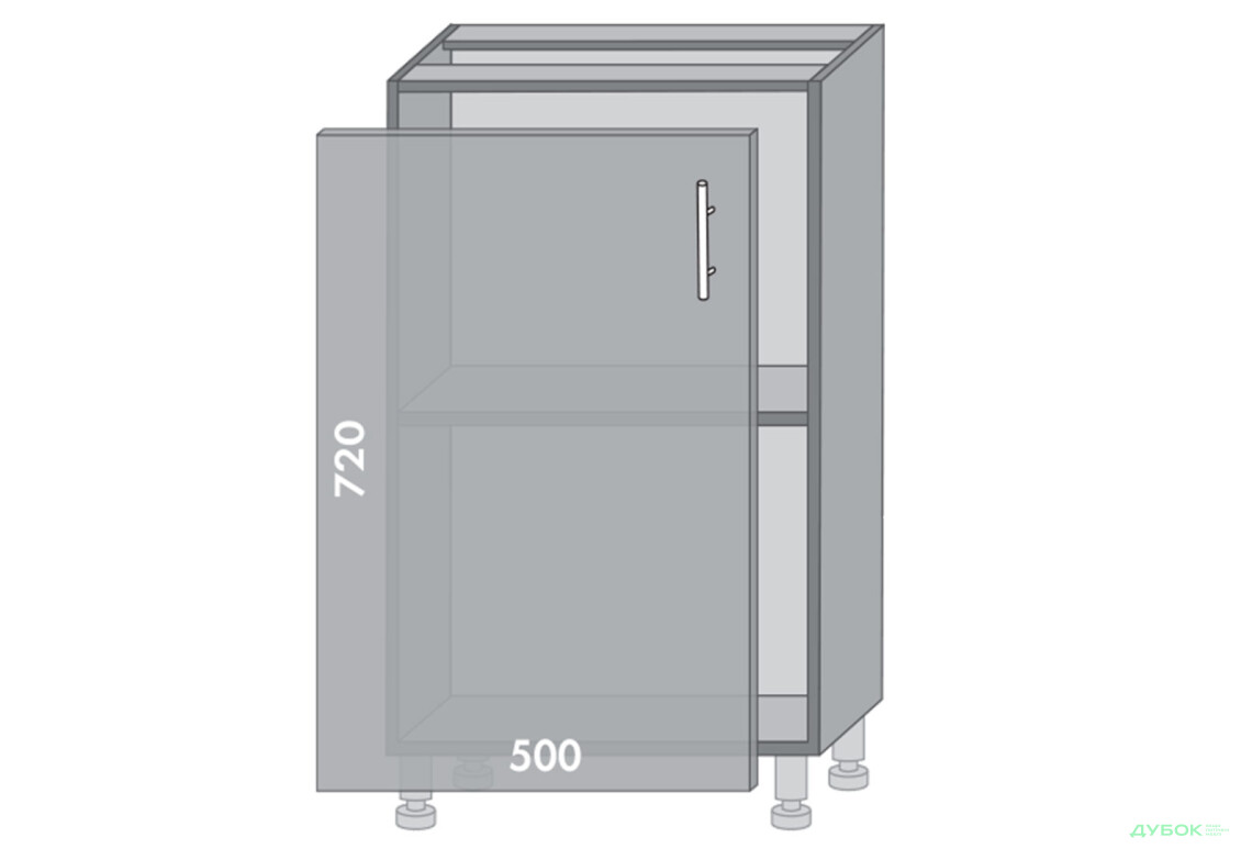 Низ 50 Діплос / Diplos Blum MebelStar