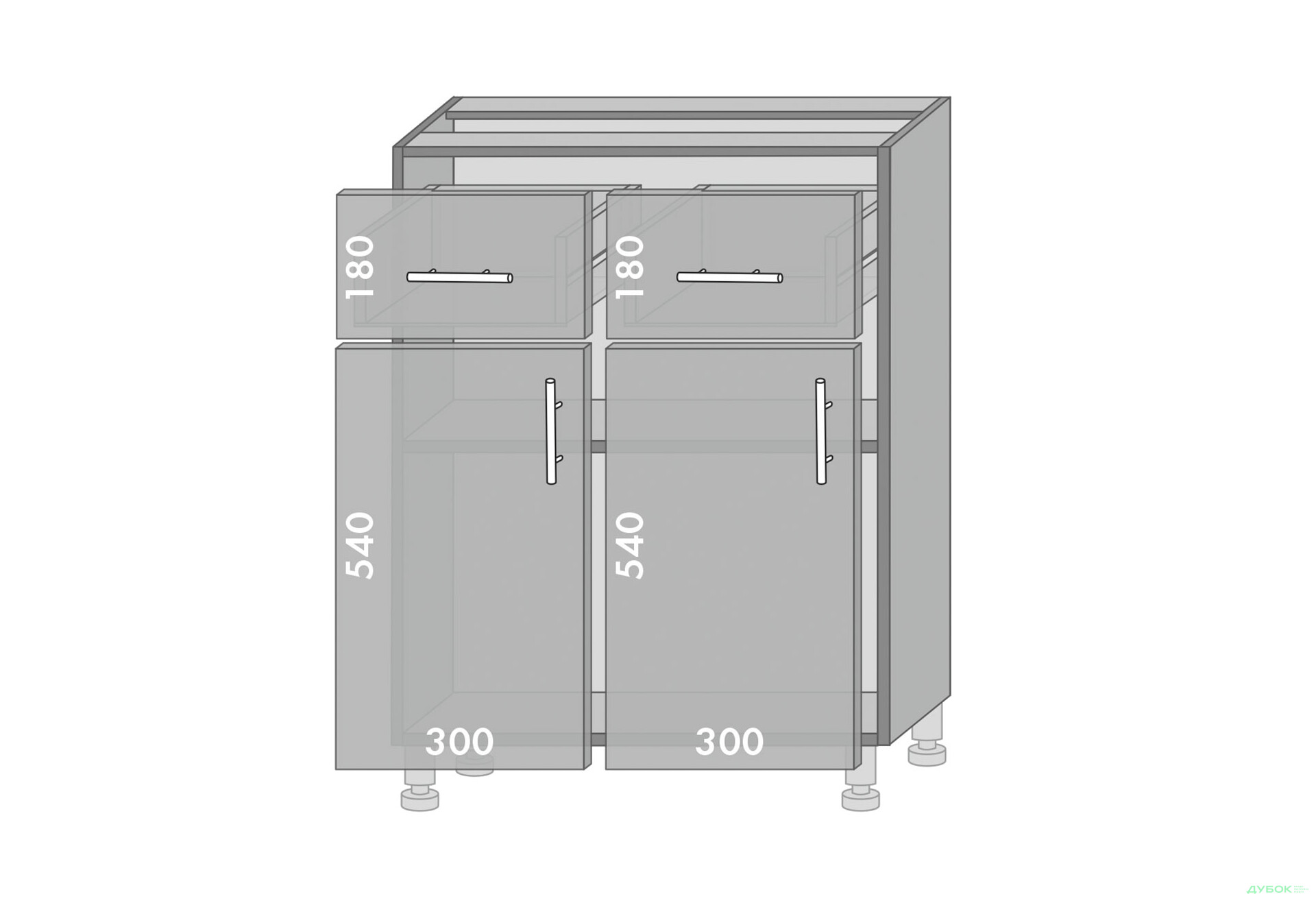 Зображення 1 - Низ 620 Діплос / Diplos Blum MebelStar