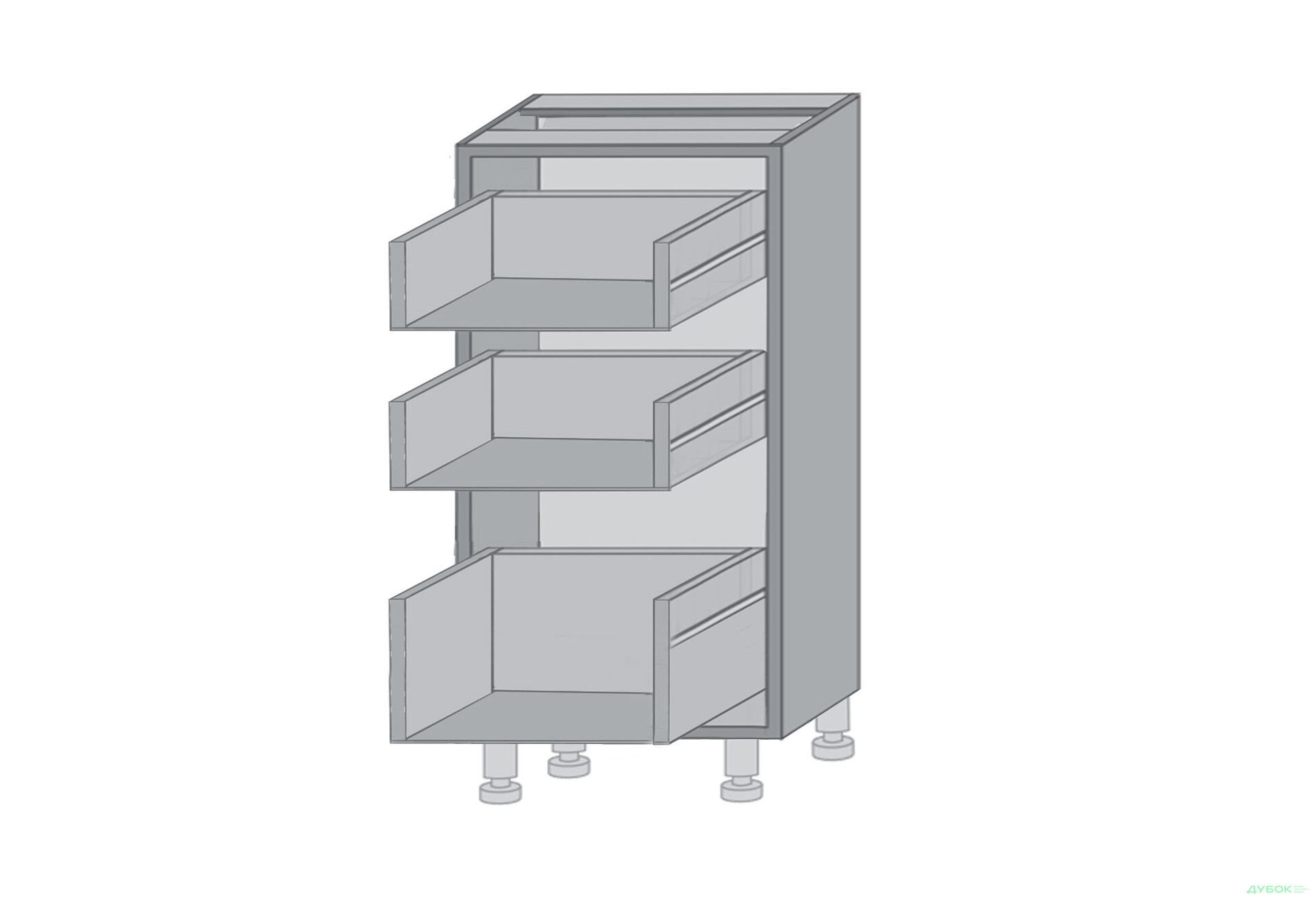 Зображення 1 - Корпус dpl Н-43 Blum MebelStar