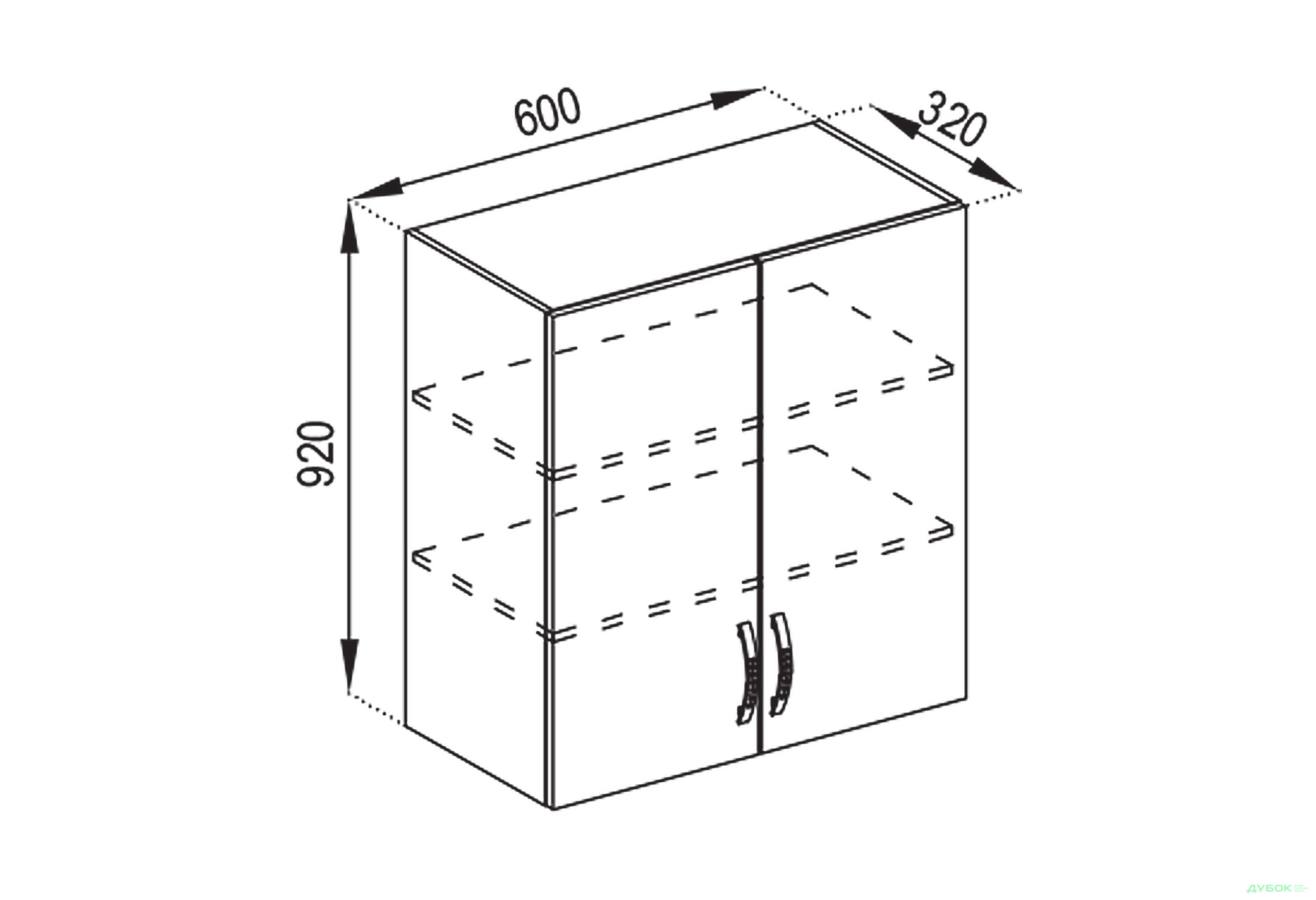 В 60 (h-920) Оля Світ Меблів - Зображення 1 Зображення 1 - В 60 (h-920) Оля Світ Меблів