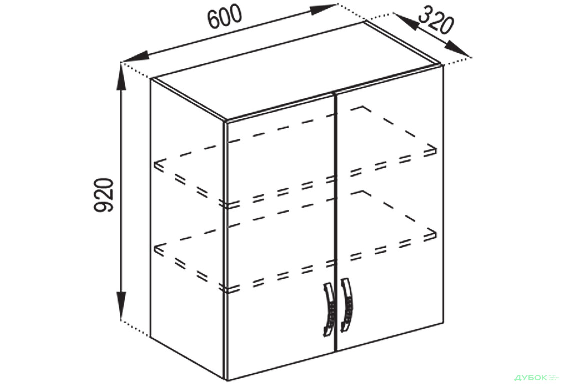 В 60 (h-920) Оля Світ Меблів - Зображення 1 Зображення 1 - В 60 (h-920) Оля Світ Меблів