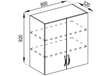 В 80 (h-920) Оля Світ Меблів