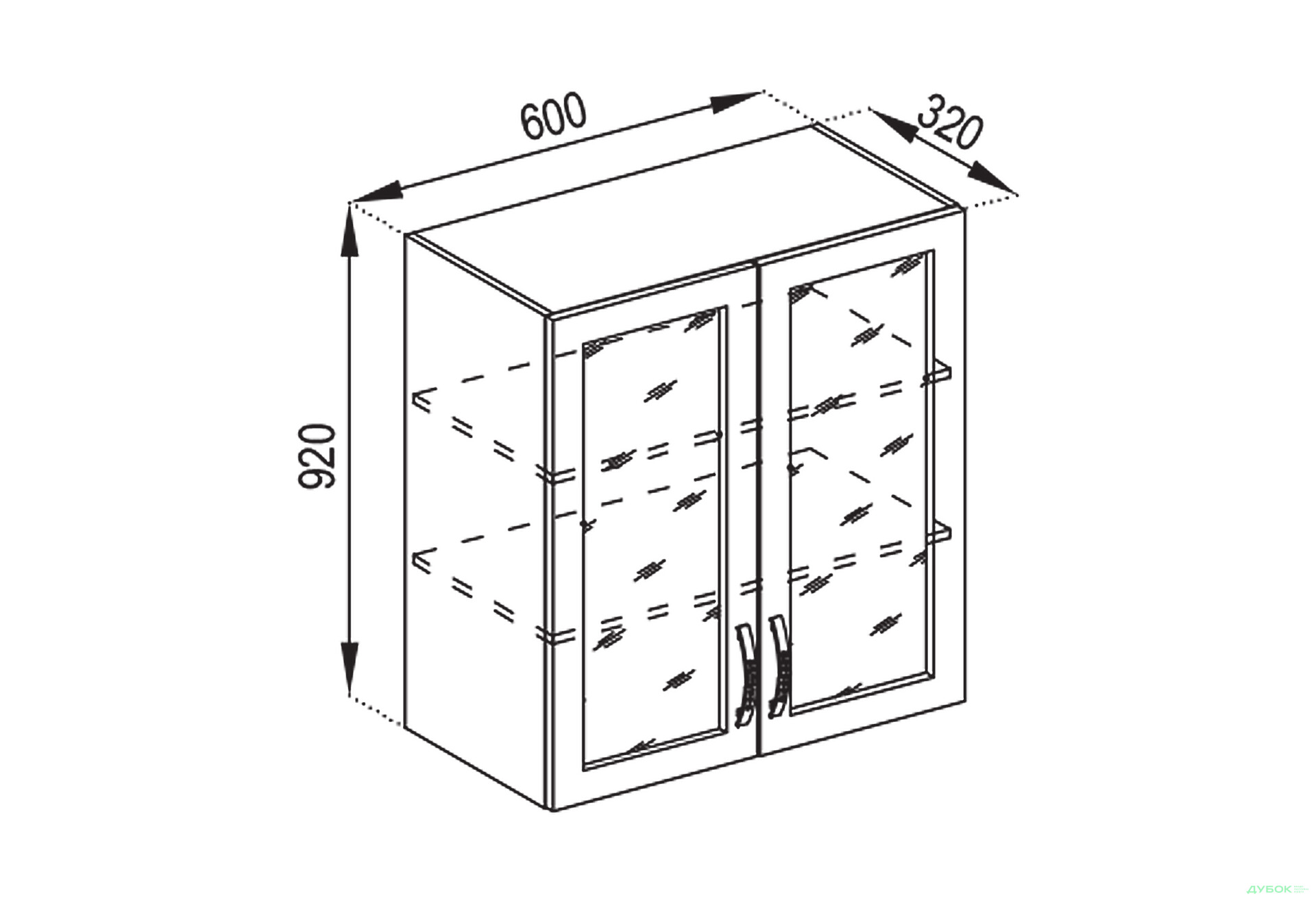 В 60 Ск (h-920) Оля Світ Меблів - Зображення 1 Зображення 1 - В 60 Ск (h-920) Оля Світ Меблів