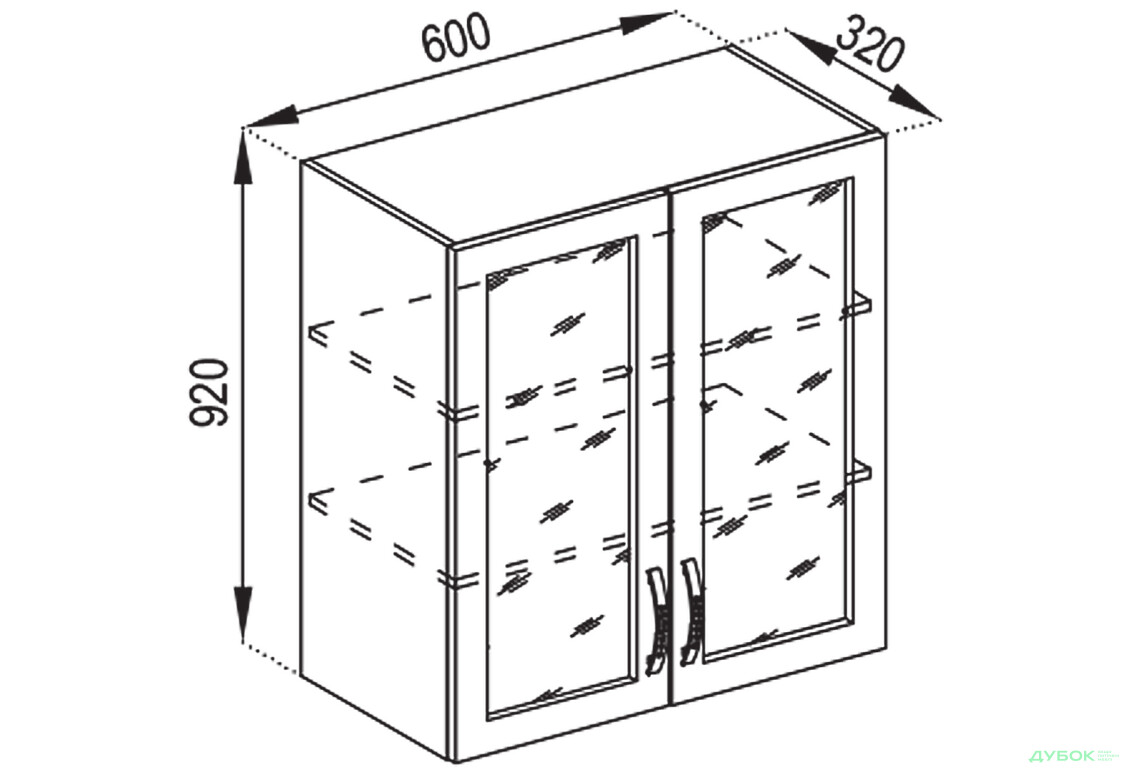 В 60 Ск (h-920) Оля Світ Меблів - Зображення 1 Зображення 1 - В 60 Ск (h-920) Оля Світ Меблів