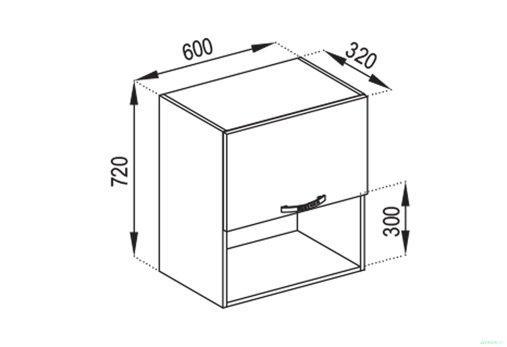 Зображення 1 - В 60 Б п/мікрохв. Оля Світ Меблів