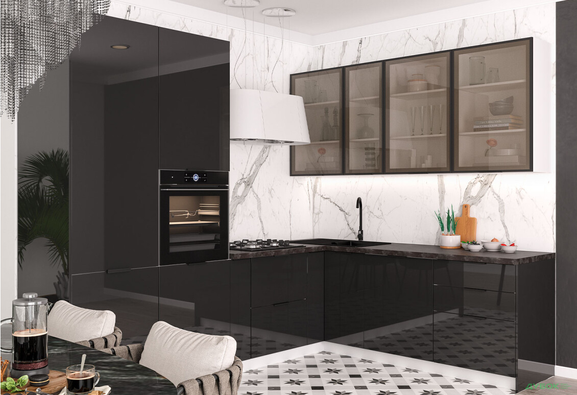 Кухня угловая Диплос / Diplos 2.8х2.2 Мебель Стар - Изображение 2 Изображение 2 - Кухня угловая Диплос / Diplos 2.8х2.2 Мебель Стар