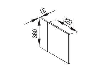 А панель (320) Оля Світ Меблів
