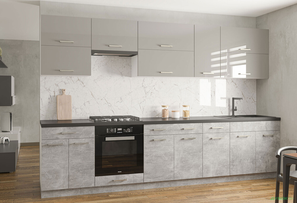 Модульна кухня Марта Лак Світ Меблів - Зображення 1 Зображення 1 - Модульна кухня Марта Лак Світ Меблів