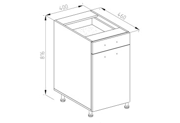 Н 40 ДШ LUX Марта Лак Svit Mebliv