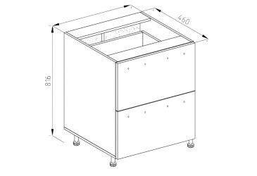 Н 80 Ш LUX Марта Лак Світ Меблів