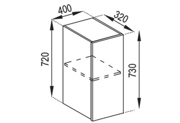 В 40 (фасад ДСП) Домініка Світ Меблів