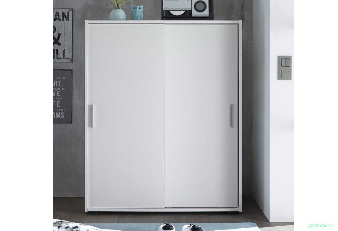 Изображение 2 - Комод MiroMark Кейс 2-дверный со штангой для вешалок 102 см Белый