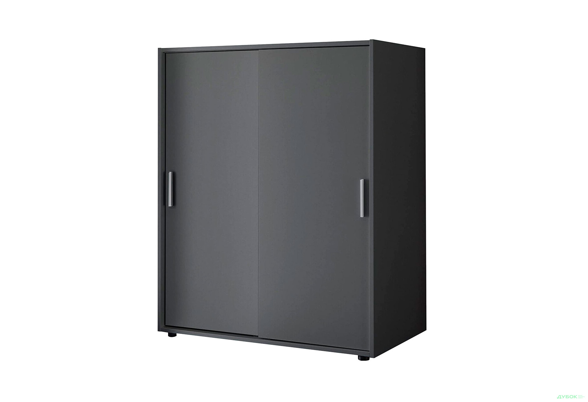 Комод MiroMark Кейс 2-дверний зі штангою для вішаків 102 см Графіт - Зображення 1 Зображення 1 - Комод MiroMark Кейс 2-дверний зі штангою для вішаків 102 см Графіт