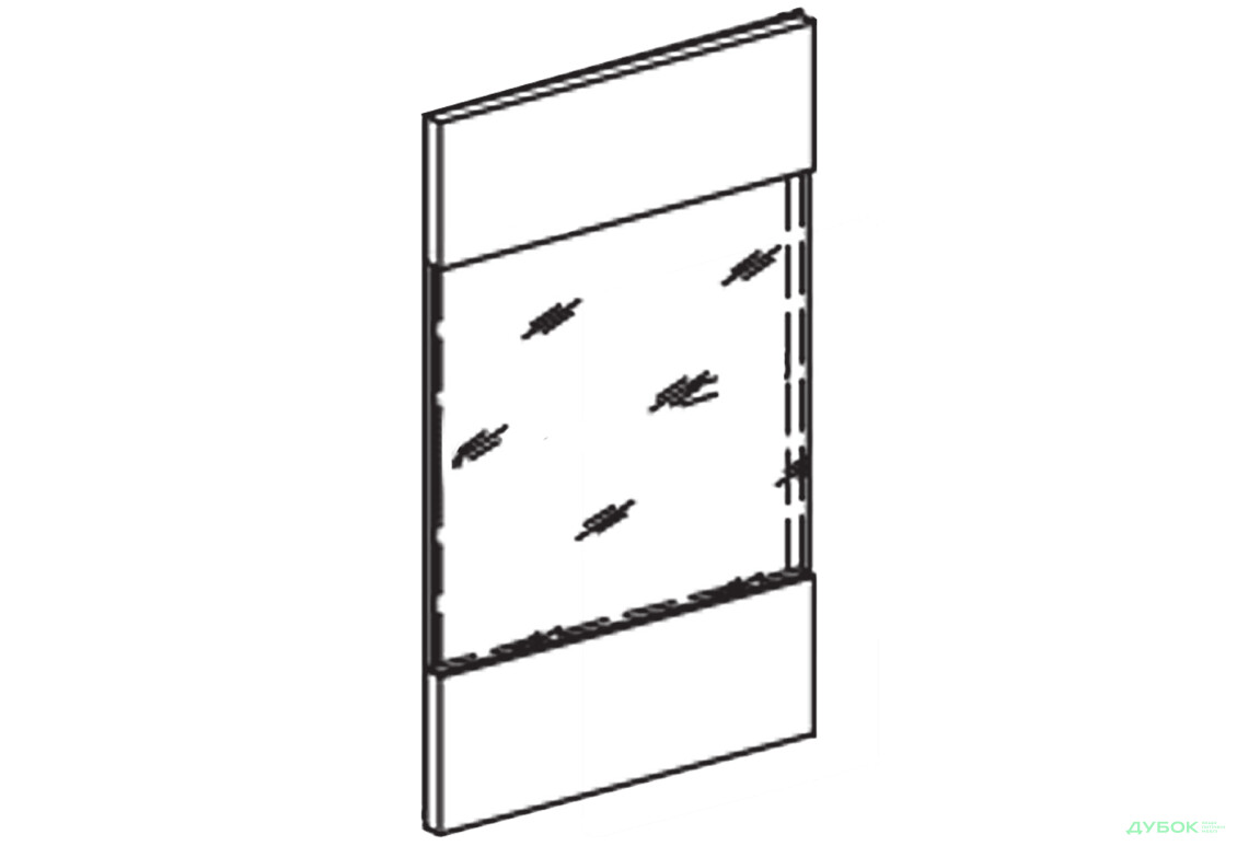 Фасад ДСП В 40 Ск Домініка Світ Меблів