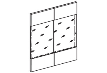 Фасад ДСП В 60 Ск Домініка Світ Меблів