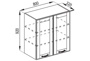 В 80 (h-920) Доминика Svit Mebliv