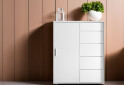 Комод MiroMark Кейс 1-дверний з 5 шухлядами 102 см Білий - Зображення 2 Зображення 2 - Комод MiroMark Кейс 1-дверний з 5 шухлядами 102 см Білий