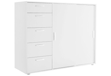 Комод Кейс 2дв 5шх (Білий) MiroMark